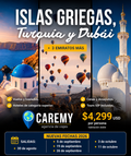 TURQUÍA, GRECIA Y EMIRATOS ÁRABES.