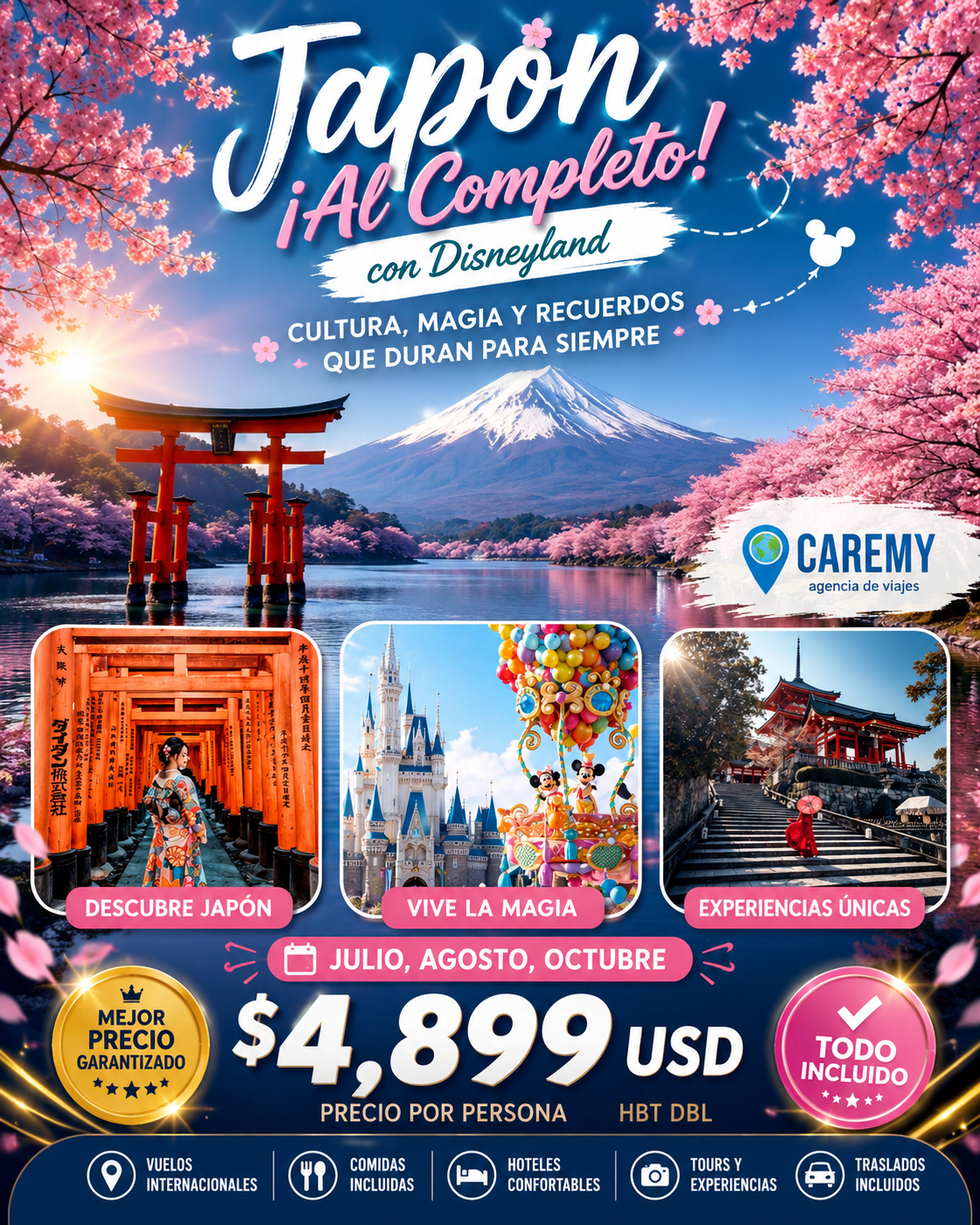 JAPÓN AL COMPLETO con Disney de regalo