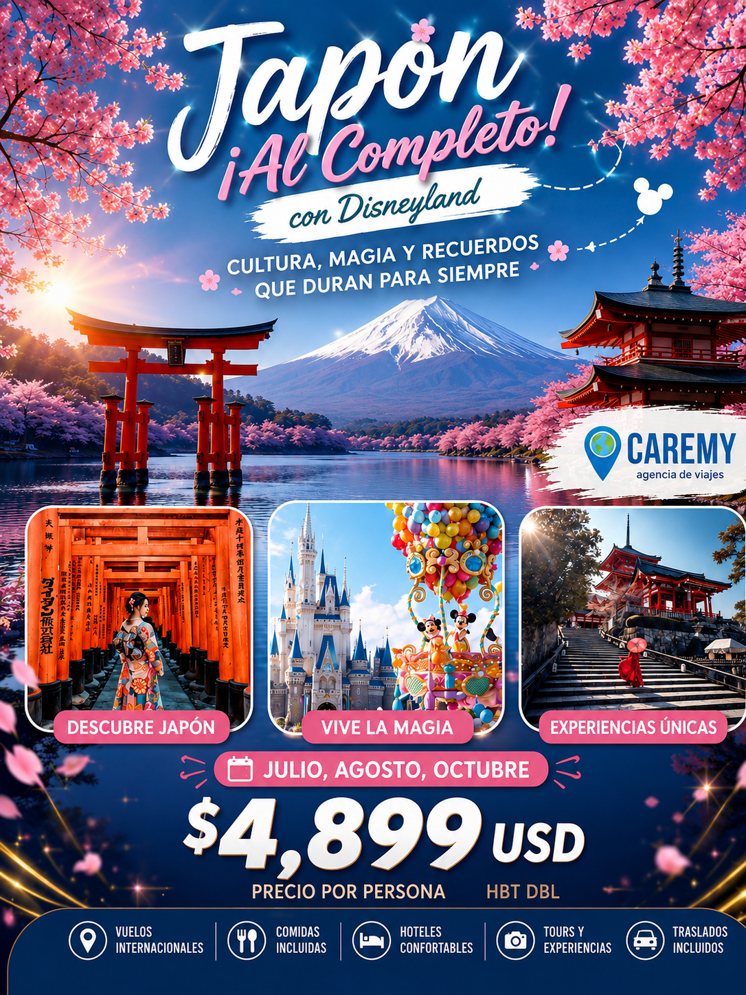 JAPÓN AL COMPLETO con Disney de regalo
